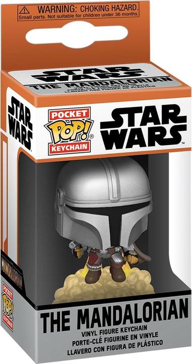 Actual product image Funko Pocket POP! - The Mandalorian: Mando w/ Jet Pack