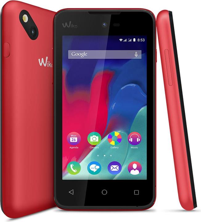 Actual product image Wiko Sunset 2 (4 GB, Red, 4", Dual SIM, 2 Mpx, 3G)