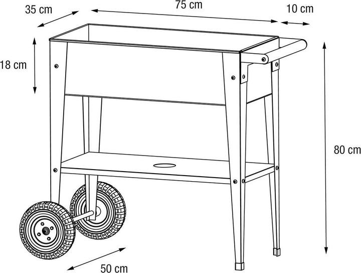 Image du produit Herstera Urban Garden Trolley