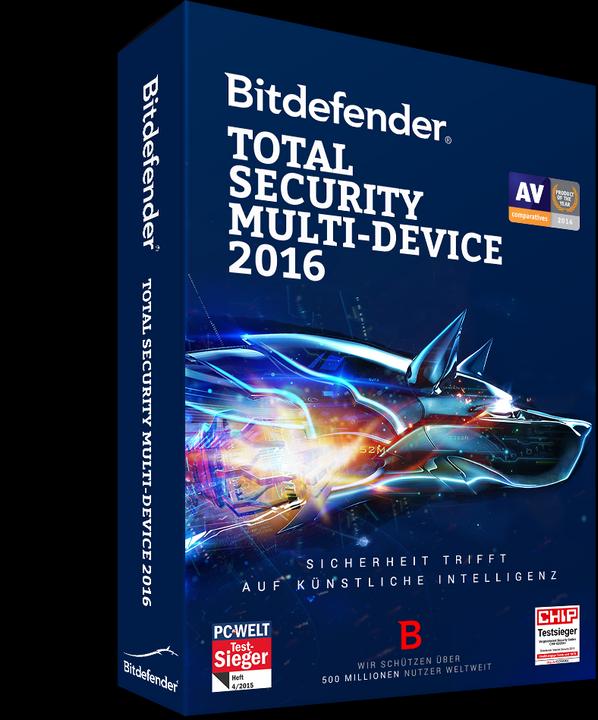 Actual product image Bitdefender Total Security Multi-device ESD (5 User, 36 months)