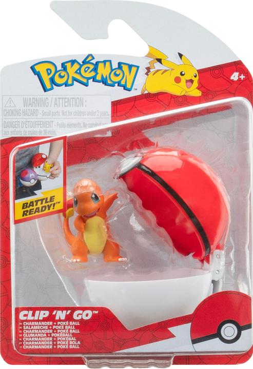 Produktbild Pokémon Clip'n'Go Poké Balls Glumanda #1 & Pokéball