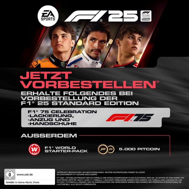 Actual product image EA Games F1 25 (PS5, DE, EN, FR, IT)