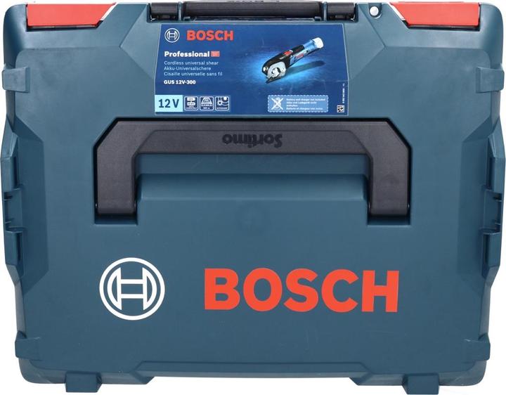 Productafbeelding Bosch Professional Bosch GUS 12V-300 Professionele Accu Universele Schaar 12 V + 2x Accu 3.0 Ah + Lader + L-Boxx