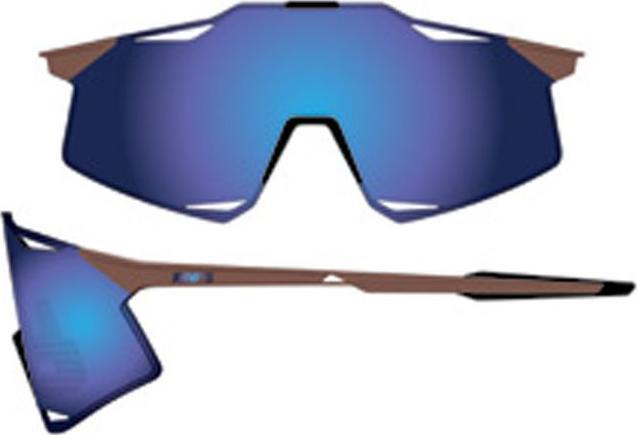 Actual product image 100% Hypercraft Matte Shine (Matte Copper Chromium, HiPer blue)