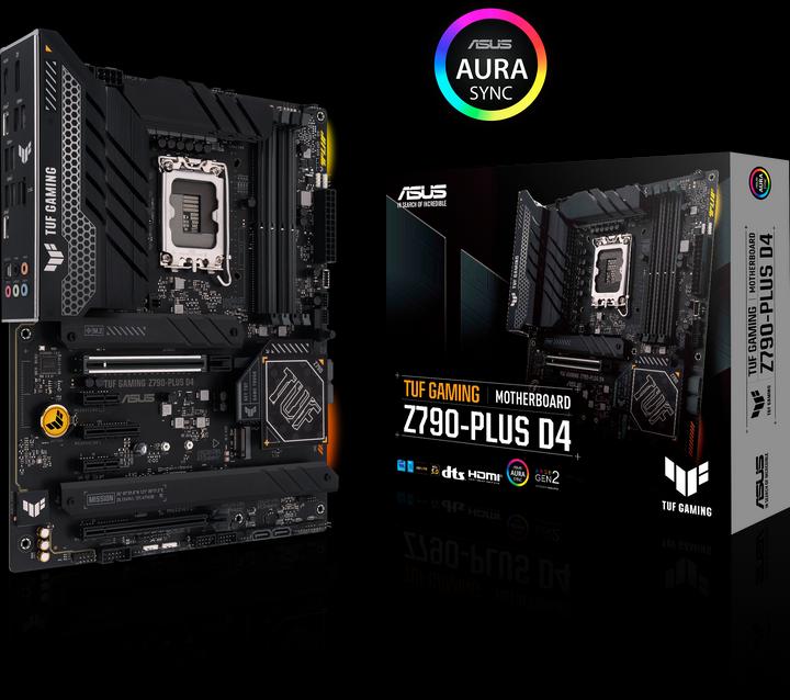 Actual product image ASUS TUF GAMING Z790-PLUS D4 (LGA 1700, Intel Z790, ATX)