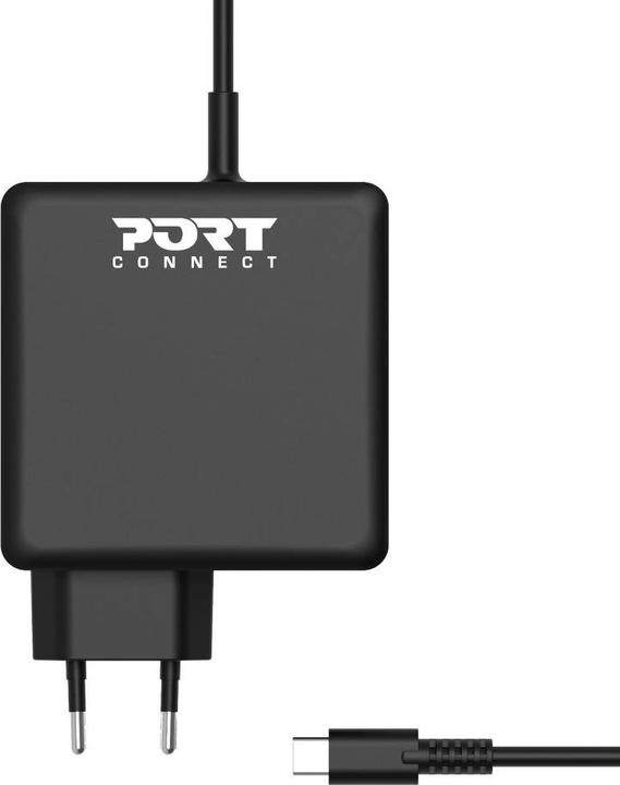 Port Designs 900097B-EU Ladegerät für Mobilgeräte Schwarz (65 W)