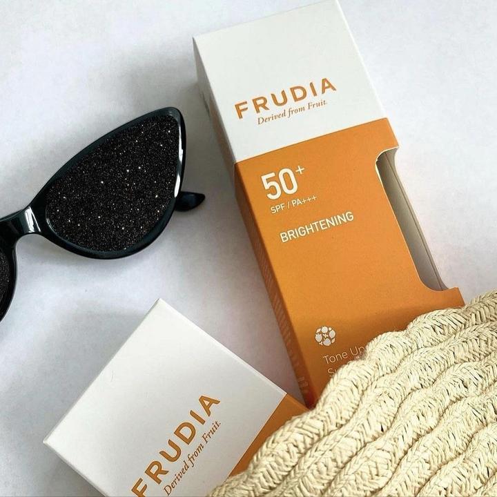 Actual product image Frudia Sun Tone Up Base (Sun cream face, SPF 50+, 50 ml, 50 g)