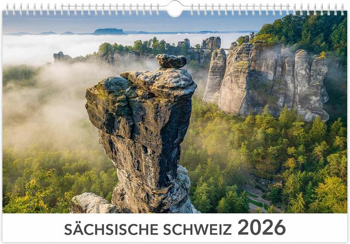 Produktbild Kalender Schsische Schweiz 2026 (45 x 30 cm, Deutsch)