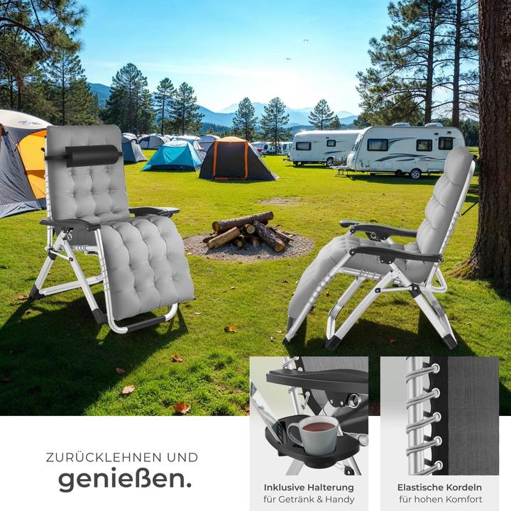 Immagine prodotto tectake Sedia a sdraio (103 cm)