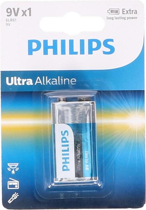 Produktbild ProPlus Ultra Alkaline Batterie 9V im Blister (1 Stk., 9V Block)