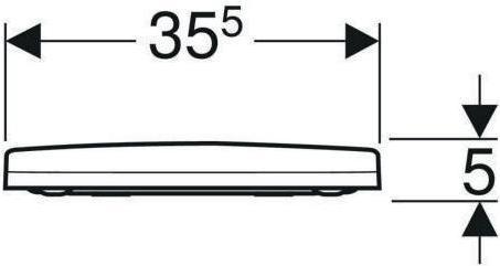 Actual product image Geberit Acanto Slim