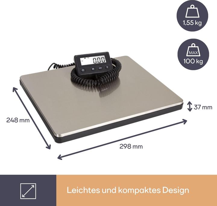 Actual product image Perel Digital postal scales with external display - 100 kg / 10 g