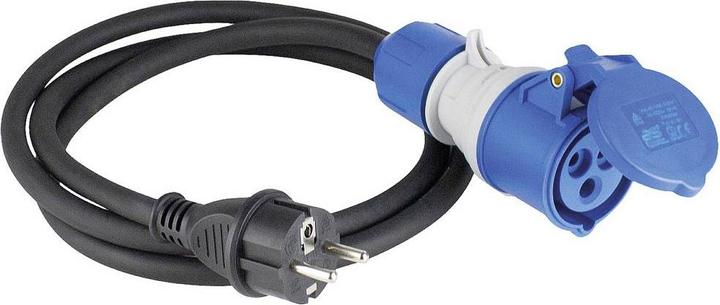 As - Schwabe CEE Adapterleitung Französicher Standard Typ E (CEE 7/7, CEE 16/3)