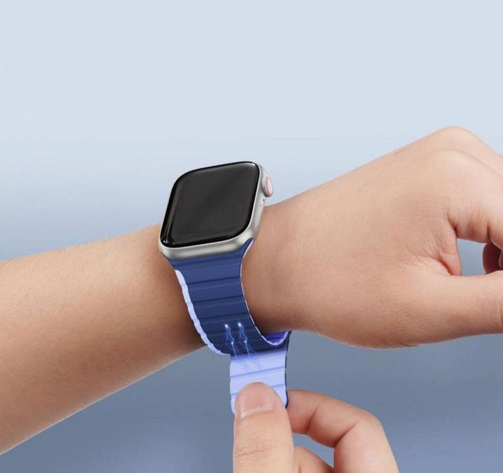 Produktbild Dux Ducis Magnetic Apple Watch Ultra, SE, 8, 7, 6, 5, 4, 3, 2, 1 (49, 45, 44, 42 mm) Strap (LD Versi (42 mm, 44 mm, 45 mm, 49 mm, Silikon, Metall)