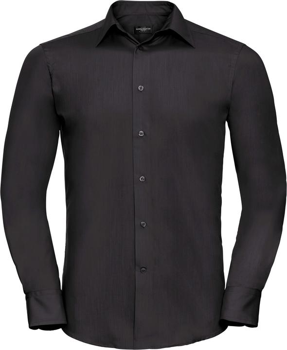 Produktbild Russell Collection Popeline Hemd Langarm pflegeleicht (XXL)