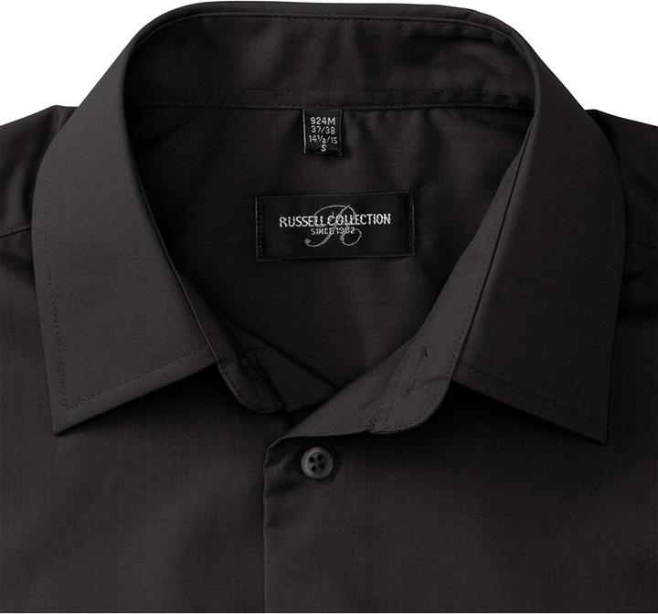 Produktbild Russell Collection Popeline Hemd Langarm pflegeleicht (XXL)