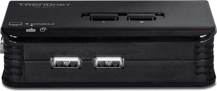 Actual product image Trendnet 2-Port USB KVM Switch w/Kit