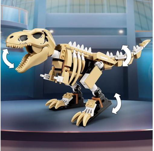 Image du produit LEGO T. Squelette de Rex dans l'exposition de fossiles (76940, LEGO Jurassic World)