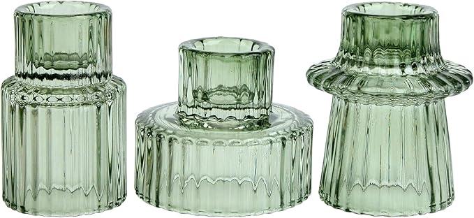 Image du produit Alopini 3pcs, chandeliers, chandeliers en verre, chandeliers pour centres de table, décoration de mariage et