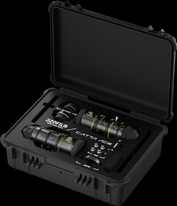Produktbild Dzofilm Catta Ace Zoom 2-Lens Kit (18-35/35-80 T2.9) Black (L-Mount, C-Mount, Vollformat)
