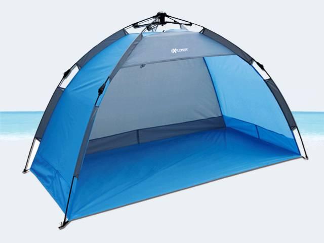 Rix Explorer Strandmuschel (Strandzelt + Strandmuschel, 3 Personen)