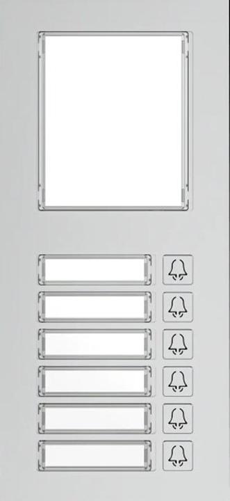 Akuvox MD06 extension module with 6 buttons for the R20A/R20K door station