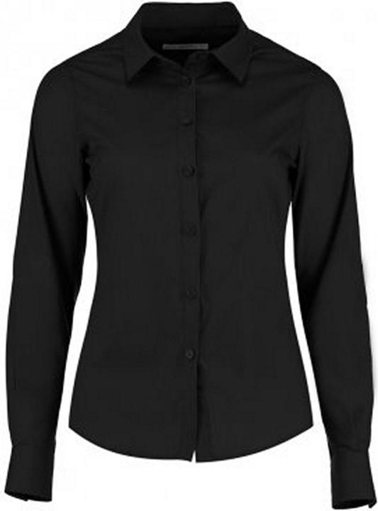Produktbild Kustom Kit PoplelinBluse langärmlig tailliert