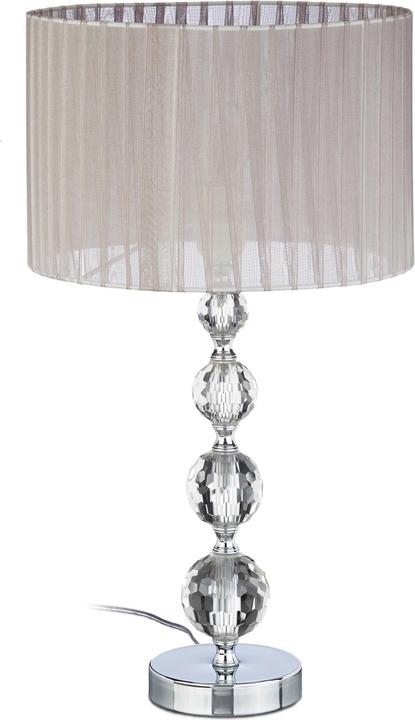Relaxdays Nachttischlampe (E27)