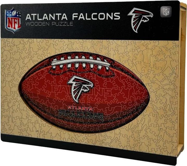 Produktbild Iconic NFL - Atlanta Falcons – Football mit Logo - Holz Puzzle Grösse L (500 Teile) (500 Teile)