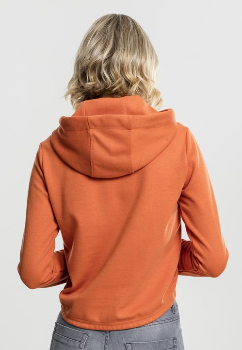 Immagine prodotto Urban Classics Felpa corta Interlock da donna con cappuccio (XL)