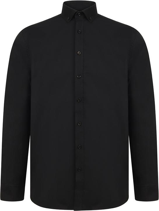 Produktbild Henbury Modern Langarm Oxford Hemd (4XL)