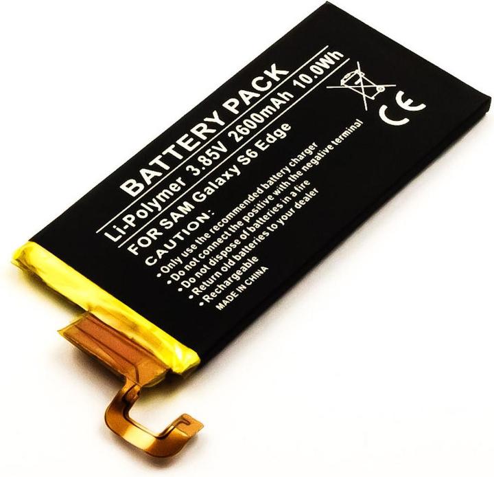 Produktbild AGI Akku kompatibel mit Samsung Galaxy S6 Edge - Akku - 2.500 mAh