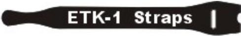 Actual product image Fastech ETK-1-2 Strap, black, 13x200mm (Plastic cable ties, 200 mm, 10 pcs.)
