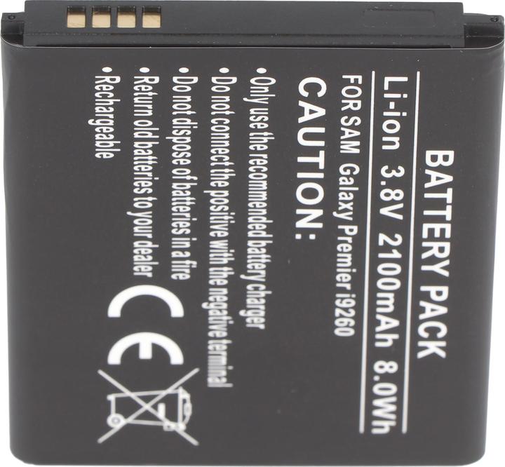 Actual product image Samsung Akku GT-I9260, GT-I9268, EB-L1H2LLD, EB-L1H2LLU, EB-L1L7LLU