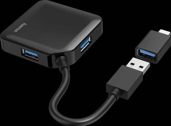 Produktbild Hama USB 3.2 Hub (USB-C, USB-A, 4 Ports)