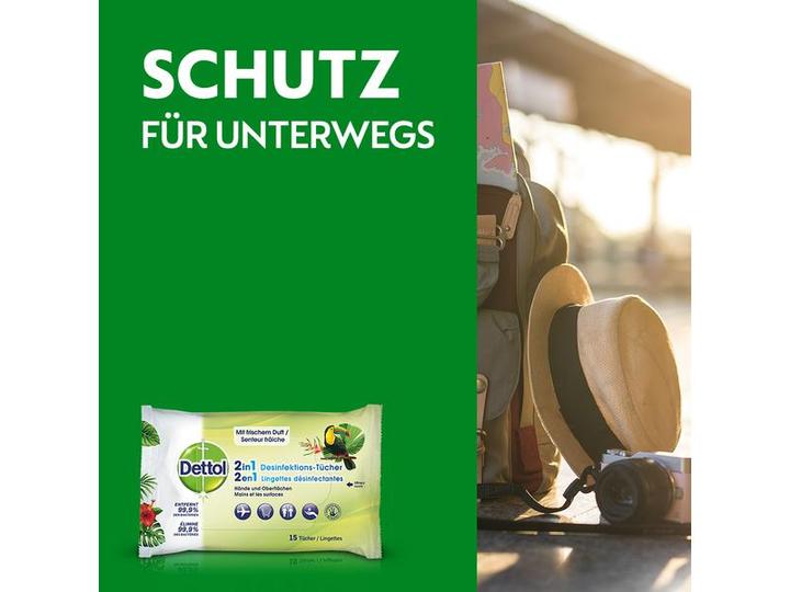 Produktbild Dettol 2in1 Desinfektions-Tücher
