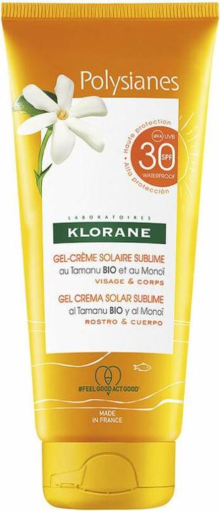 Actual product image Klorane Monoï & Tamanu (Suntan cream, SPF 30, 200 ml)
