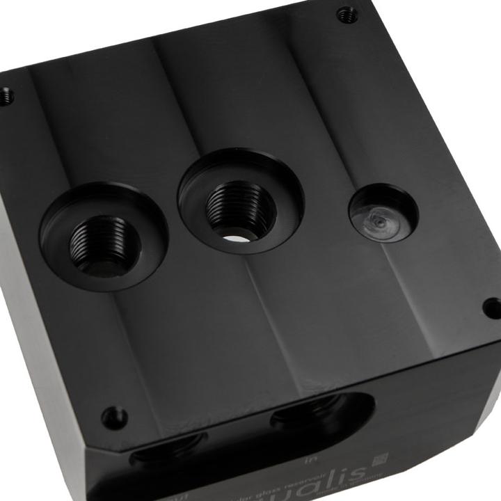 Produktbild Aqua Computer Pumpenadapter für D5-Pumpen, kompatibel mit aqualis, G1/4