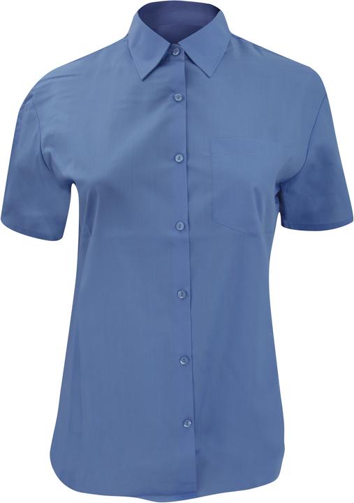 Produktbild Russell Collection Poplin Bluse Kurzarm pflegeleicht (3XL)