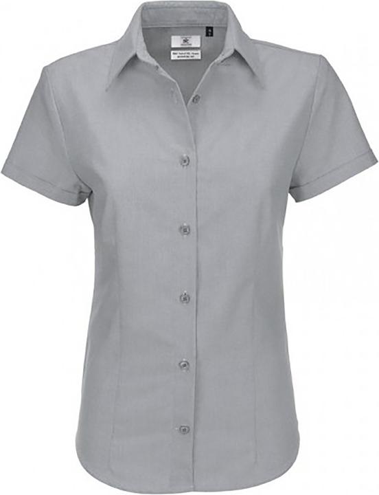 B&C Oxford Bluse kurzarm (5XL)