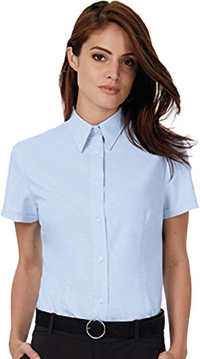 Produktbild B&C Oxford Bluse kurzarm (4XL)