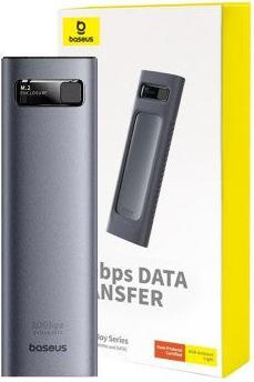 Actual product image Baseus FlyJoy Series SSD Enclosure (M.2 NVMe) Space Grey (M.2 2230)
