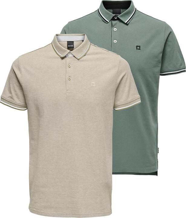 Actual product image Only & Sons 2er Pack Onsefletcher Poloshirt (S)