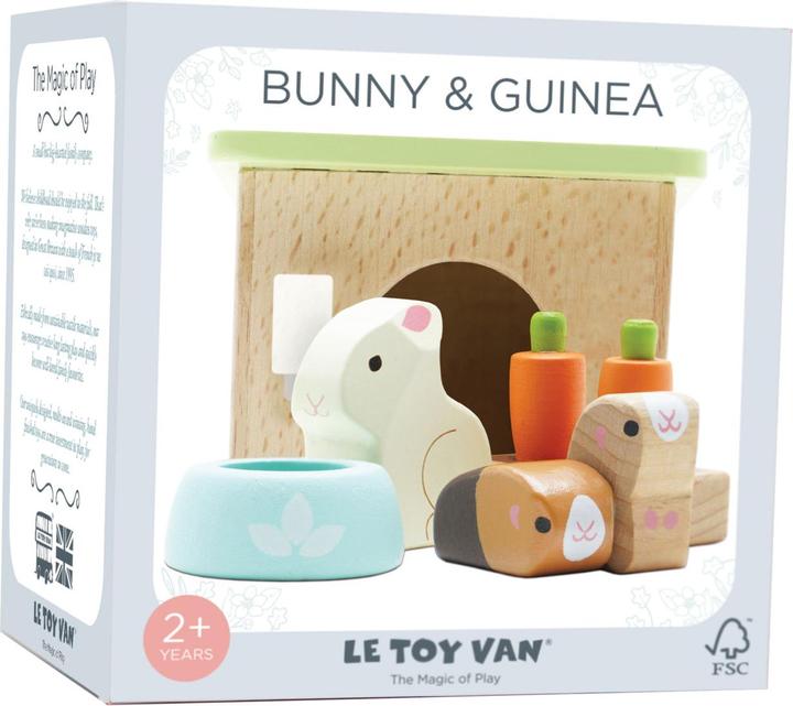 Actual product image Le Toy Van Bunny and guinea pig set