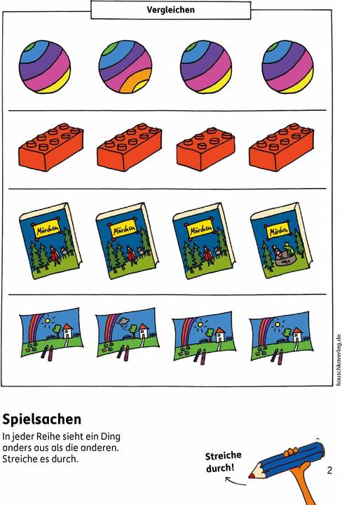 Produktbild Vorschulblock - Konzentration und Wahrnehmung