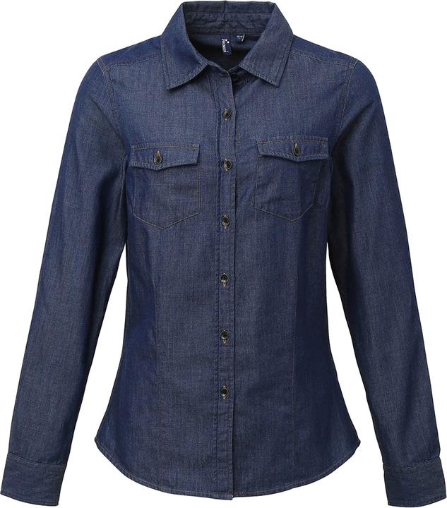 Premier Jeans Naht Denim Bluse