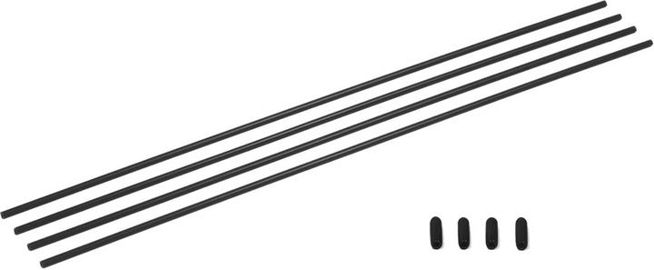 Carson Antenna Tube Black 4Pcs.