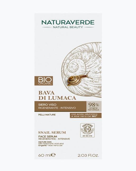Actual product image Naturaverde NV Bio regenerating facial serum (60 ml)
