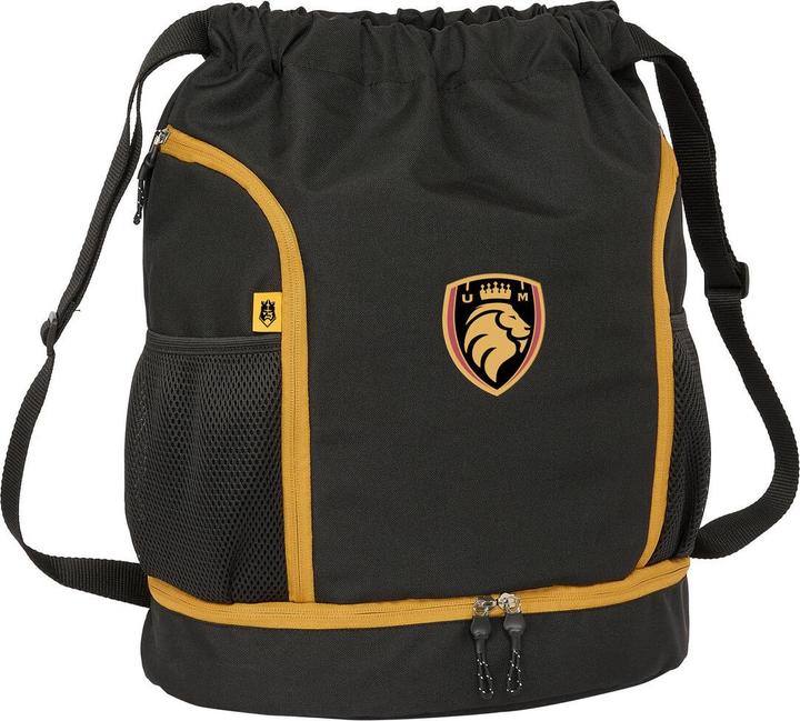 Kings League Rucksacktasche mit Bändern Ultimate Móstoles Schwarz 35 x 40 x 1 cm