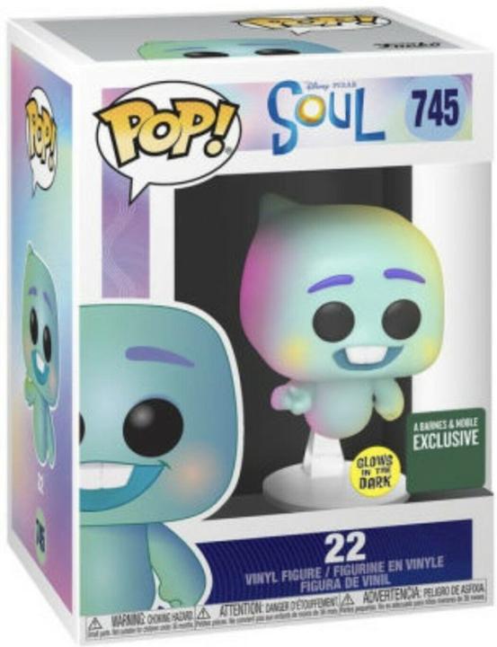 Image du produit Funko POP! Disney Pixar Soul 22 (Normal) Phosphorescente Barnes & Noble